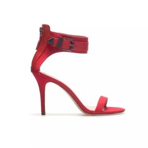 NIB/NWT Zara Red Heel Sandal - US 8/UK 39